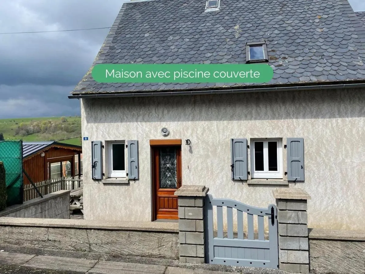 Maison Calme Avec Piscine Privative Chauffee, 3 Chambres, Terrain Et Bbq, Proche Nature Et Randonnees - Fr-1-742-154 Allanche 0*,  France